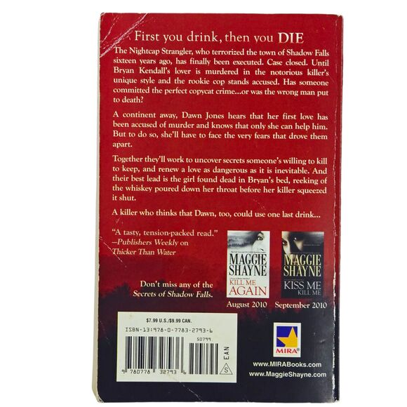 Killing Me Softly by Maggie Shayne - Paperback - A Secrets of Shadow Falls Novel - Picture 2 of 5